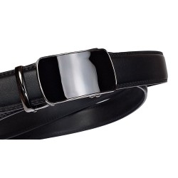 Curea eleganta barbati pentru costum, piele naturala de culoare neagra 3.5cm TK12NBOX Curea eleganta barbati pentru costum, piele naturala de culoare neagra 3.5cm TK12NBOX