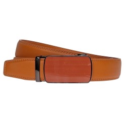 Curea barbati eleganta pentru costum piele naturala, Portocaliu, 3.5cm TK12PRT Curea barbati eleganta pentru costum piele naturala, Portocaliu, 3.5cm TK12PRT