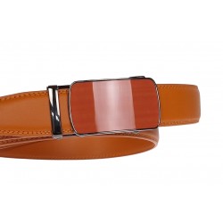 Curea barbati eleganta pentru costum piele naturala, Portocaliu, 3.5cm TK12PRT Curea barbati eleganta pentru costum piele naturala, Portocaliu, 3.5cm TK12PRT