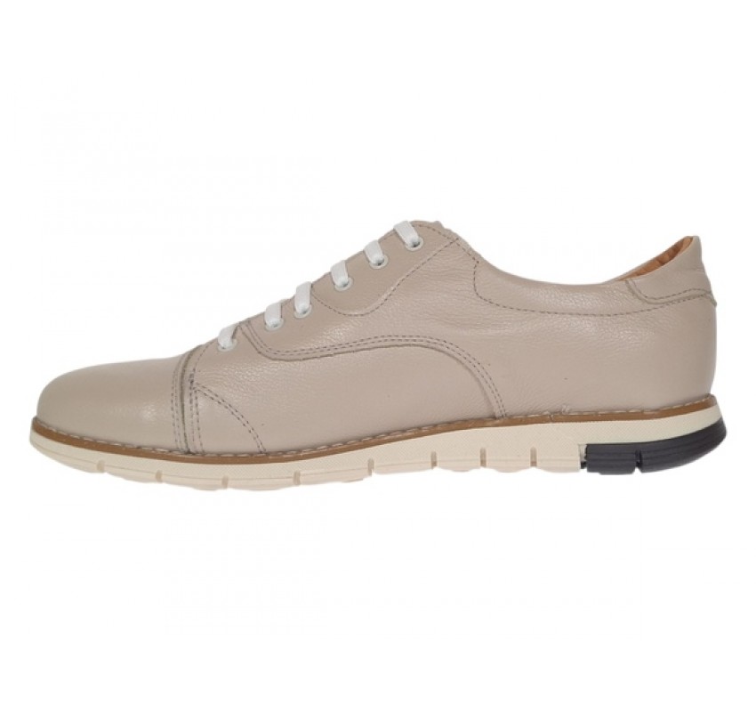 Pantofi barbati bej din piele naturala casual – comozi si usori pentru vara TOP67BEJ
