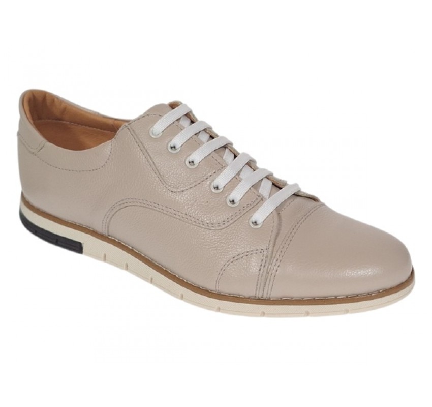 Pantofi barbati bej din piele naturala casual – comozi si usori pentru vara TOP67BEJ