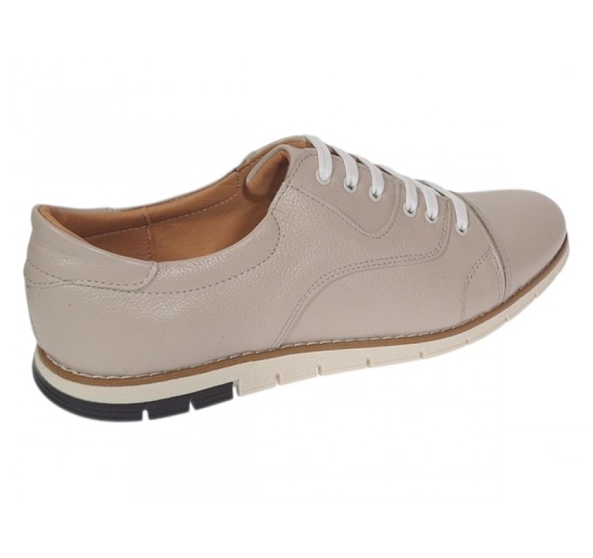 Pantofi barbati bej din piele naturala casual – comozi si usori pentru vara TOP67BEJ