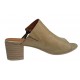 Sandale dama, piele naturala, toc 5cm, Verde, DOGATI - TRK21V