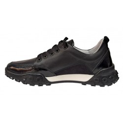 Pantofi dama sport din piele naturala - Model Negru VIK1645