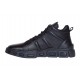Ghete barbati casual din piele naturala (imblanite) Negru VIK851N