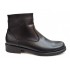 Ghete barbati casual, din piele naturala, cu fermoar, imblanite, Y044N