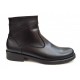 Ghete barbati casual, din piele naturala, cu fermoar, imblanite, Y044N