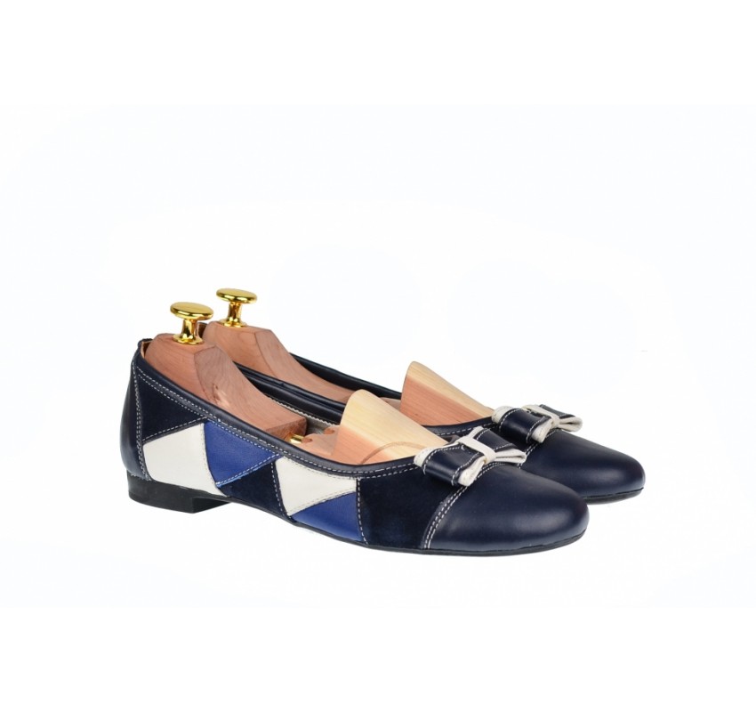 Balerini dama cu fundita din piele naturala ZENABL