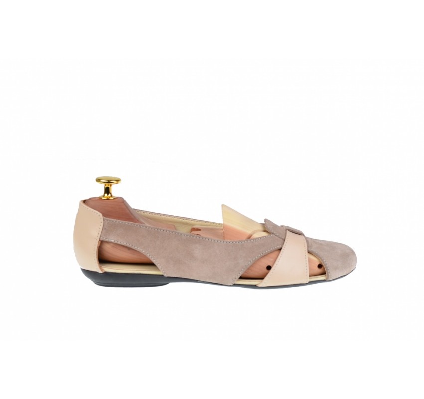 Balerini dama casual din piele naturala ZENABVBEJ